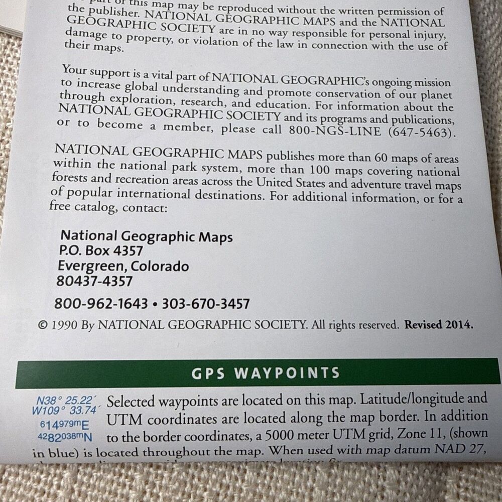 Death Valley Map Guide Lot National Geographic Illustrated Map Road & Hike Guide - Picture 7 of 16